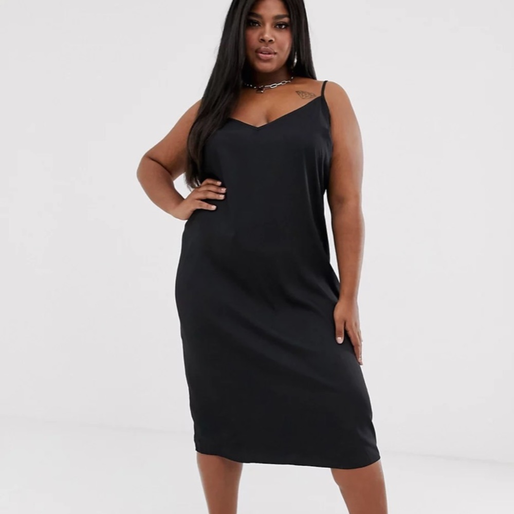 ASOS Curve Midi Slip Dress